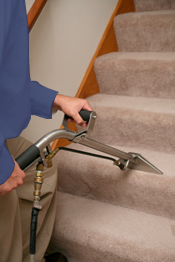 Carpeted Stair Cleaning